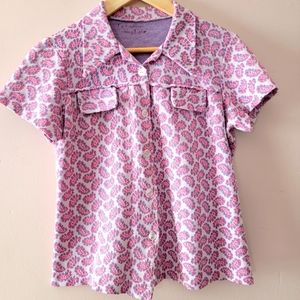 Vintage 70s Paisley Button Down